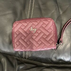 Lug Classic VL Rodeo Wallet in Wine